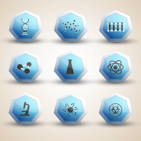 Science Icons Setのイラスト素材