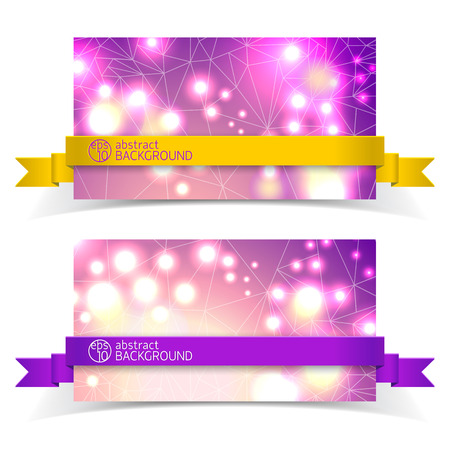 Two Banner Set For Designのイラスト素材