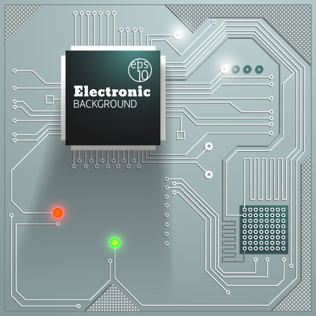 Electronic Board Backgroundのイラスト素材