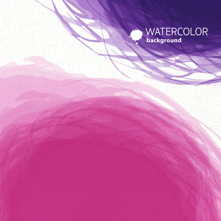 Round Watercolor Artのイラスト素材