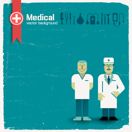 Doctor And Health Background Illustrationのイラスト素材