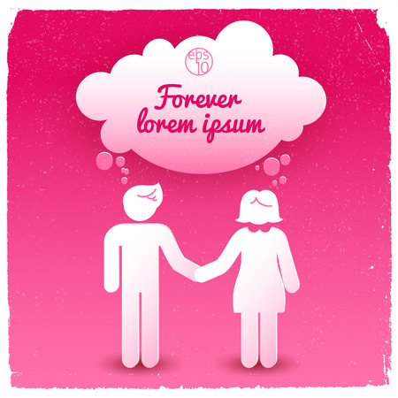 People Holding Hands Illustrationのイラスト素材