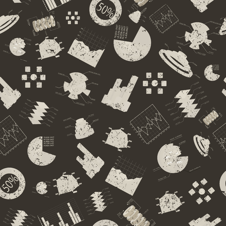 Business Seamless Patternのイラスト素材