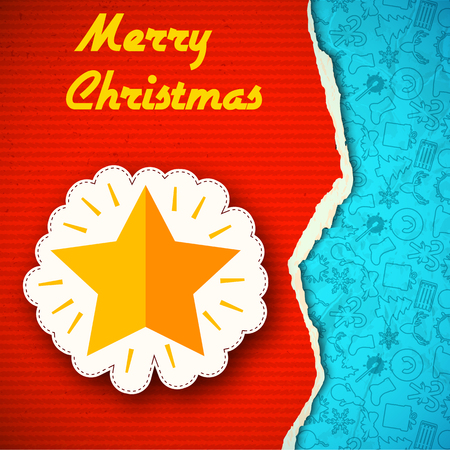 Merry Christmas Celebrating Templateのイラスト素材