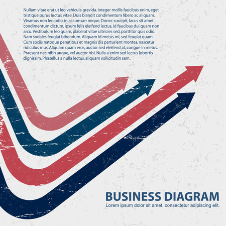 Business diagram template.のイラスト素材