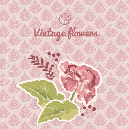 Vintage Flourish Backgroundのイラスト素材