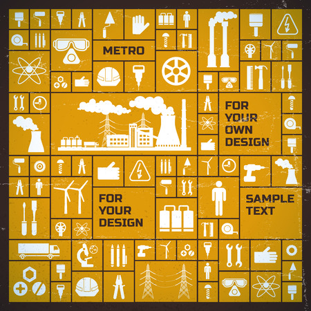 Industrial Innovative Templateのイラスト素材