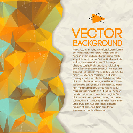 Colorful Polygon Backgroundのイラスト素材