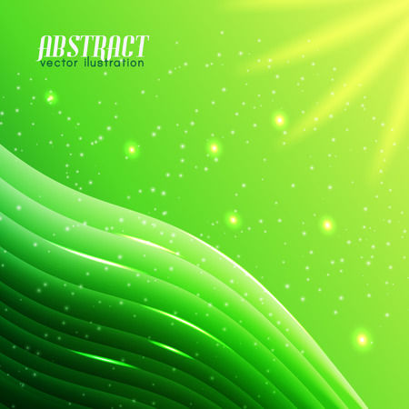 Green Abstract Backgroundのイラスト素材