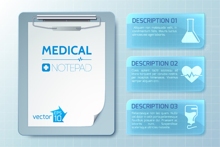 Medical Healthy Infographics.のイラスト素材