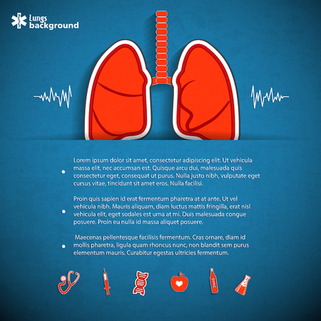 Human organs concept vector illustration.のイラスト素材