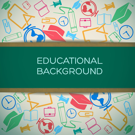 Education Learning Design Conceptのイラスト素材