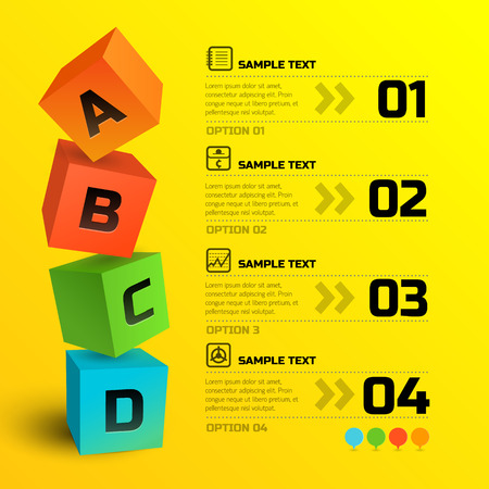 Infographic Geometric Conceptのイラスト素材