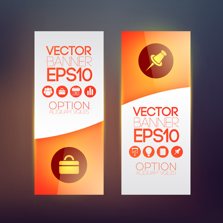 Business Vertical Bannersのイラスト素材