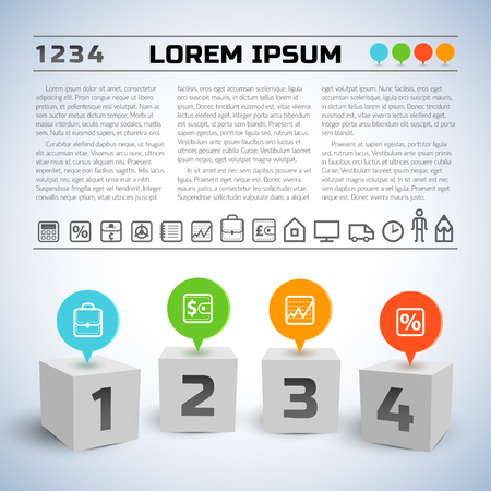 Infographic Business Conceptのイラスト素材