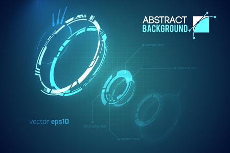 Futuristic Abstract Templateのイラスト素材