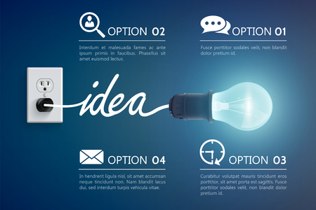 Luminant Lamp Idea Conceptのイラスト素材