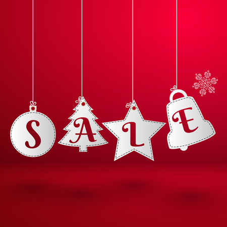 Christmas Sale Backgroundのイラスト素材