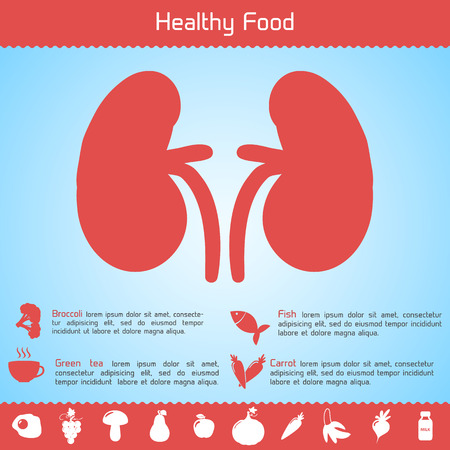 Healthy Food Templateのイラスト素材