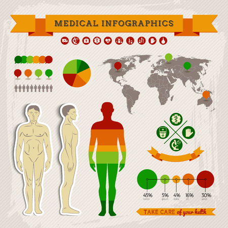 Health care infographicsの写真素材