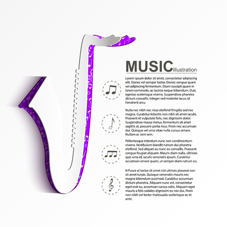 Music Light Templateのイラスト素材