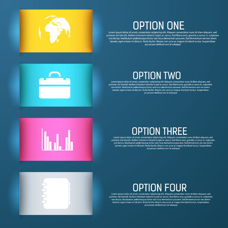 Abstract Business graphs on a bluish background.のイラスト素材