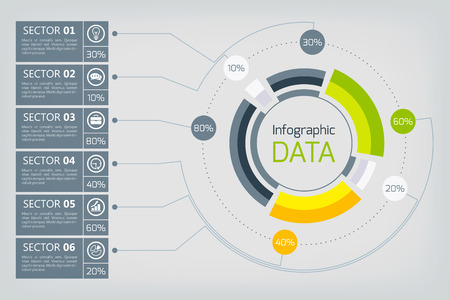 Web Business Infographicsの写真素材