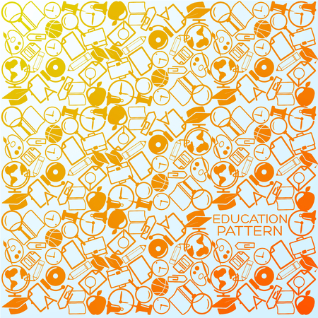 Education Learning Template pattern.のイラスト素材
