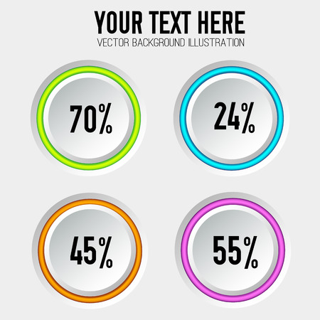 Web infographic business concept illustration.のイラスト素材