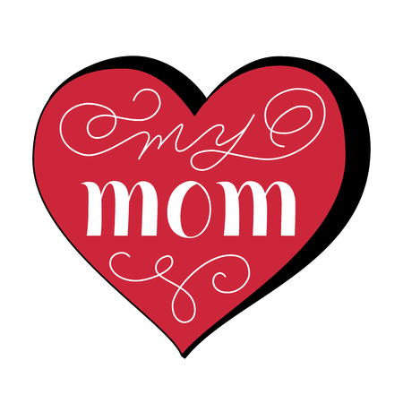 Festive Mothers Day Greeting Conceptのイラスト素材