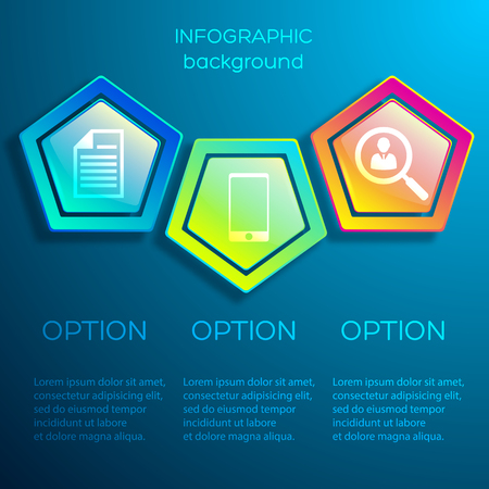 Web Infographic Business Conceptのイラスト素材