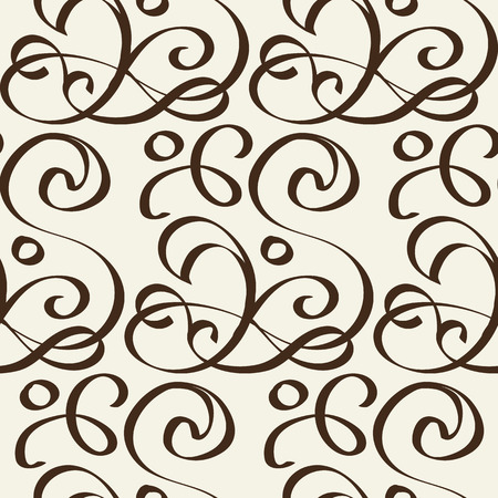 Abstract Seamless Undisciplined Style Black And White Patternのイラスト素材