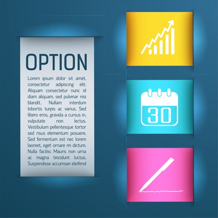 Business design concept with icon set about planning growth and business ideas vector illustrationのイラスト素材