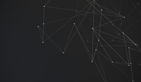 3D Rendering Of Abstract Metal Connection