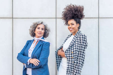 two female entrepreneurs posing for the camera