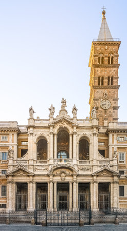 Basilica of Saint Mary Major, in Romeの写真素材