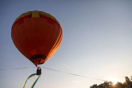 August 23, 2021. Kiev, Ukraine, Balloon Festivalのeditorial素材