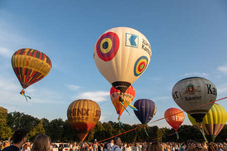 August 23, 2021. Kiev, Ukraine, Balloon Festivalのeditorial素材