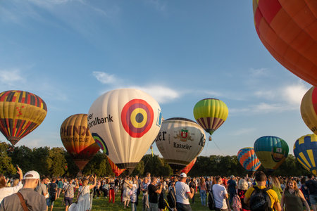 August 23, 2021. Kiev, Ukraine, Balloon Festivalのeditorial素材