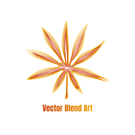Exotic leaf vector. Art blend of tropical plants. Fashion Illustration Printのイラスト素材