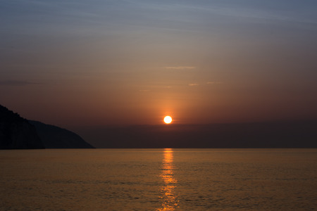 rising sun sunriseの写真素材