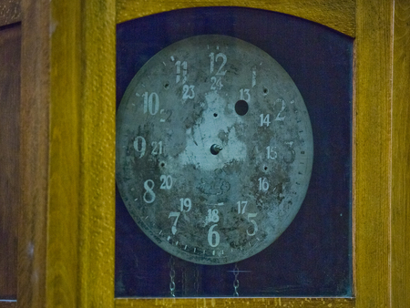 antiques objects and figurines, clocks and receiversの写真素材