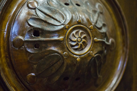 antiques objects and figurines, clocks and receiversの写真素材