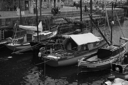 Barche ormeggiateの写真素材