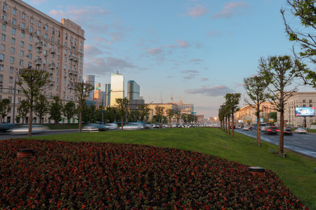 view of the city center.の写真素材
