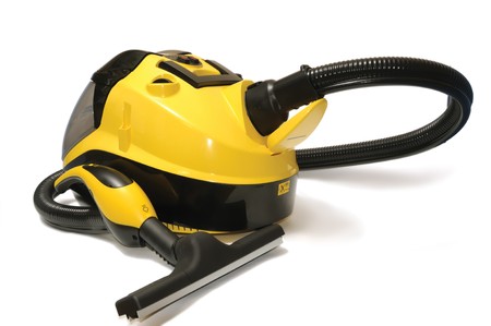 vacuum cleaner,  isolated on  white backgroundの写真素材