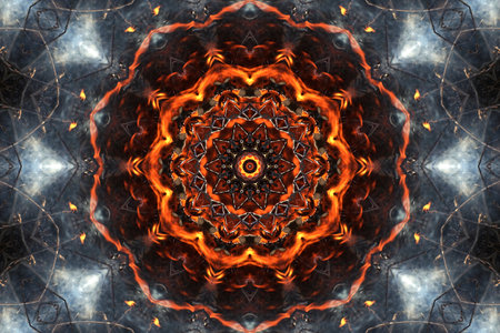 Abstract kaleidoscope background. Abstract background.