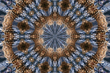 Abstract kaleidoscope background. Abstract background.