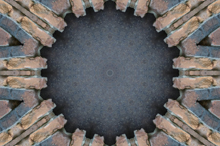 Abstract kaleidoscope background. Abstract background.の写真素材