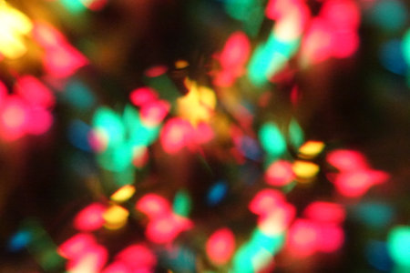 Bokeh in the night.の写真素材